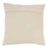 Saro Lifestyle Chic Geometric Tufted Throw Pillow Cover, Beige, 20"x20" - image 2 of 3