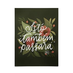 Lebrii This too shall pass Lettering Poster - Society6 - 1 of 3