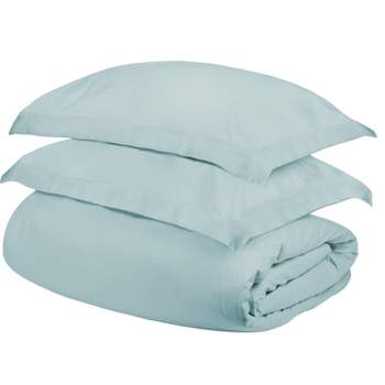 Twin/Twin XL Westport 300 Thread Count Cotton Percale Luxury Down  Alternative Duvet Comforter