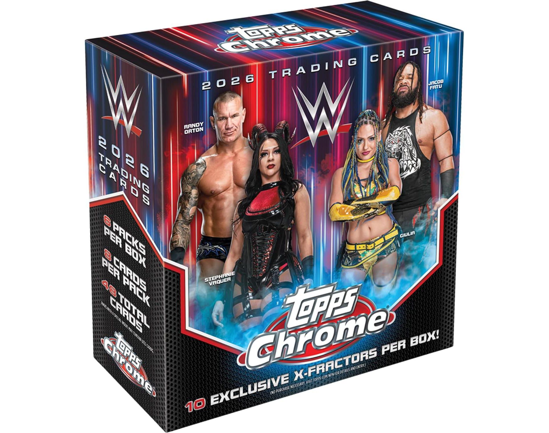 Topps 2026 Topps Chrome WWE Mega Box
