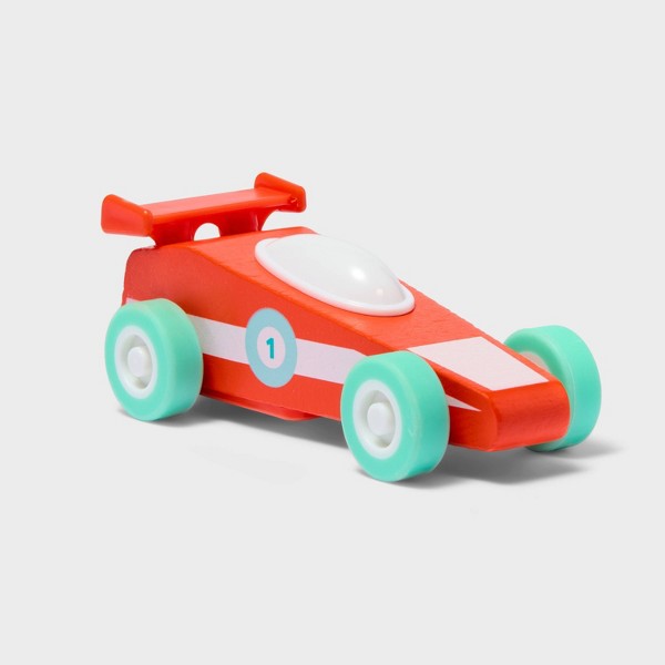 Auto de carreras de madera Rojo - Gigglescape™