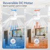 Airsurfer 52" Modern Ceiling Fan with Dimmable LED Light & Reversible Motor, 3 Blades, Remote Control Included - 3 of 4