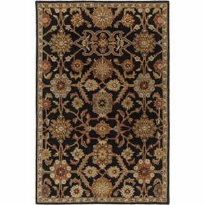 Hauteloom Salix Hand Tufted Black Wool Rug - 1 of 4