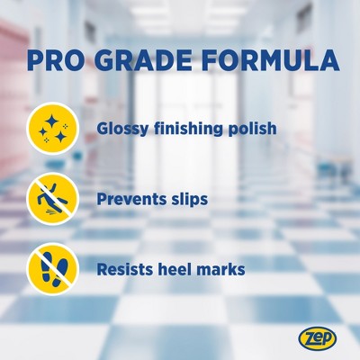 High-Gloss Wet Look 5 Gallon Floor Polish for Multiple Surfaces