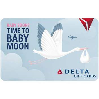Delta Airlines Baby Moon $50 Gift Card (Email Delivery)