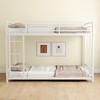 CAVINAS 78.1"Twin Over Full Loft and Bunk Beds with Heavy Duty Metal Bed Frame,Bunk Bed with Ladder & Full-Length Guardrail for Bedroom - 2 of 4