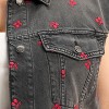 Women's Denim Oversized Trucker Vest - Wild Fable™ Black Wash - 4 of 4