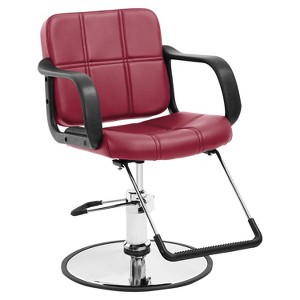 BestMassage Barber Chair Professional Salon Chair Heavy-Duty Hydraulic Pump with Swivel Base - 1 of 4