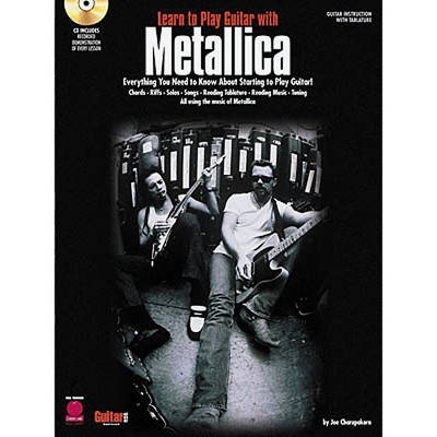 Hal Leonard Learn to Play Guitar with Metallica Book/CD