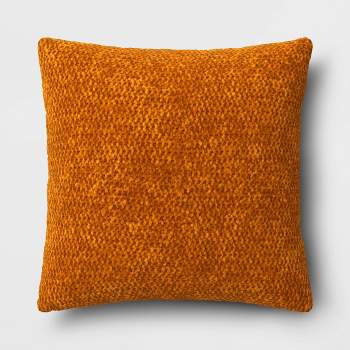 Oversized Shine Chenille Square Throw Pillow - Threshold™