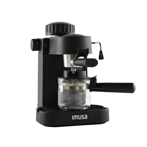 Imusa 4 Cup Electric Espresso/cappuccino Maker 800 Watts - Black