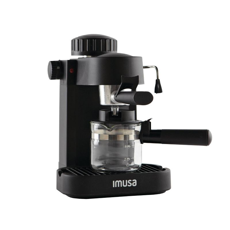 IMUSA 4 Cup Electric Espresso/Cappuccino Maker 800 Watts - Black, 1 of 8