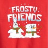 Boys' - SpongeBob SquarePants - Frosty Friends Graphic Long Sleeve Fleece Sweatshirt - 2 of 4