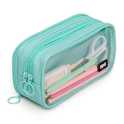 Zipit Half Half Pencil Case Mint Target