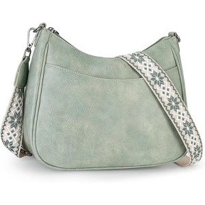 Generic Trendy Leather Crossbody Purse with Adjustable Strap, Women's Shoulder Handbag - 1 of 4