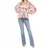 Women's Piping Tassel Tie Blouse - Fate S - 3 of 3