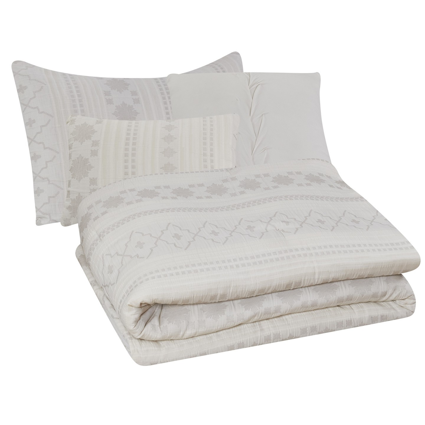 Комплект с одеялом Modern Threads 5-Piece Marcy Jacquard Microfiber Comforter Set — фото 2