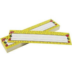 Juvale 72 Pack Name Plates for Desks, Name Tags for Classroom with Alphabet, School Supplies for Teachers, 11.5 x 3 In - 1 of 4