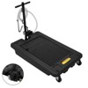 Low Profile Oil Drain Pan, 18 Gallon Oil Change Tank with Manual Pump & Wheels for Trucks, SUVs, RVs - 3 of 4