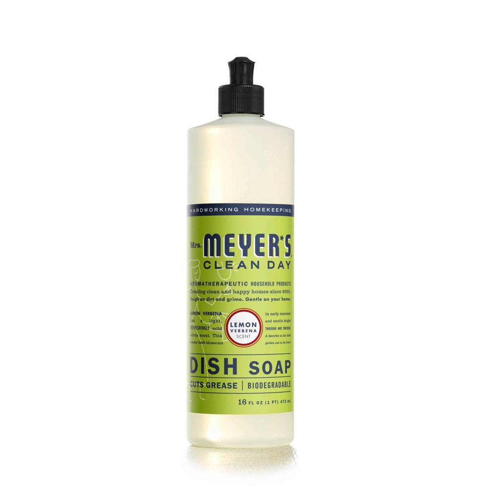 UPC 808124121034 product image for Mrs. Meyer's Clean Day Lemon Verbena Liquid Dish Soap - 16 fl oz | upcitemdb.com