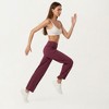 Anna-Kaci Active Women's High Waist Pleated Wide Leg Sweatpants with Smooth Stretch Fabric and Relaxed Silhouette - 4 of 4