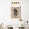 LNC Charm 20.5-in 3-Lights Gold and Seeded Cylinder Glass  Modern/Contemporary Vanity  Lights - 4 of 4