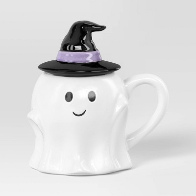 7.8 fl oz Figural Mini Ghosty Mug with Lid - Hyde and EEK! Boutique™