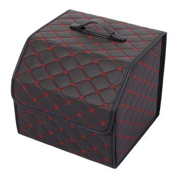Luxury PU Leather trunk organizer Box Storage Bag Folding Folding