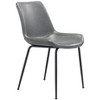 Zuo Byron Dining Chair (Set of 2) Gray - 4 of 4
