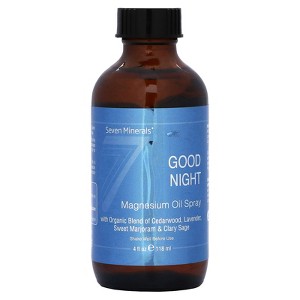 Seven Minerals Good Night, Magnesium Oil Spray, 4 fl oz (118 ml) - 1 of 3