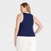 Women's Ribbed Tank Top - Ava & Viv™ - 2 of 3