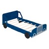 ALEXOUN Car-Shaped Bed with Wheels,Kids Bed with Headboard & Footboard,Wood Platform Bed Frame,for Kids Boys Girls - 4 of 4