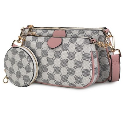 MKF Collection Evanna Women’s Vegan Leather Crossbody Shoulder Bag by Mia K