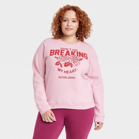 Women's Barbie Afro Graphic Sweatshirt - Pink 3x : Target