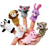 Joyfy 28 Packs Valentines Day Animal Finger puppet with Gift Cards Set for Kids, Party Favor, Classroom Exchange Prizes - image 3 of 4