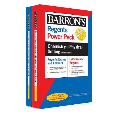 Regents Chemistry--Physical Setting Power Pack Revised Edition - (Barron's Regents NY) by  Albert S Tarendash (Paperback)