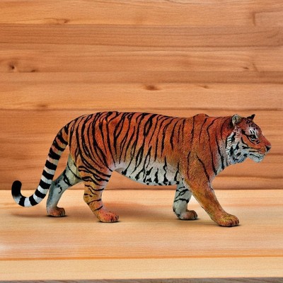 Hand-Painted Orange and Black Vinyl Tiger Figurine
