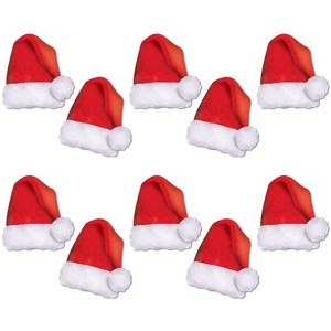 Beistle 5" Mini Santa Hat Cutouts 50/Pack 22269 - 1 of 1