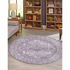 Unique Loom Mangata Mireille Border Washable Indoor Flatweave Woven Area Rug - 3 of 4