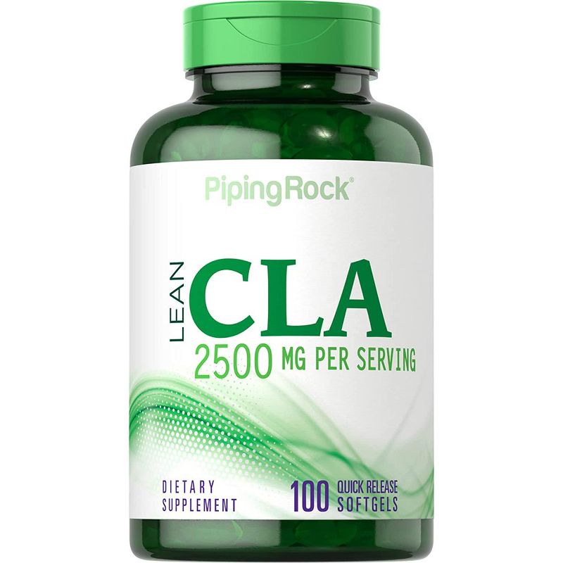 Piping Rock Lean CLA (Safflower Oil Blend) 2500mg | 100 Softgels, 1 of 2