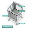 Guidecraft Contemporary Kitchen Helper Step Stool: Adjustable, Folding Montessori Toddler Tower - Safety Learning Furniture - 2 of 4