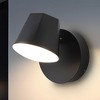 C Cattleya Modern Black Aluminum LED Outdoor Indoor Wall Light with Adjustable Head - image 2 of 4