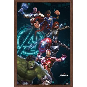Trends International Marvel's Avengers - Group Framed Wall Poster Prints - 1 of 4