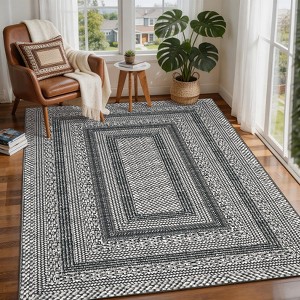 8'x10' Washable Modern Geometric Area...