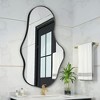 Beautyolove Irregular Aluminum Alloy Framed Asymmetrical Wall Mirror - 2 of 4