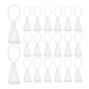 Unique Bargains Cotton Mini Hanging Loop DIY Functional Bookmark Tassels 20 Pcs - 1 of 4