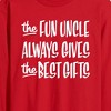 Men's - Instant Message - Best Christmas Gifts Fun Uncle Long Sleeve Graphic T-Shirt - 2 of 4