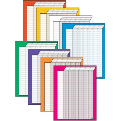 Trend Enterprises Vertical Incentive Chart Variety Pack