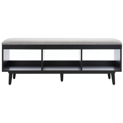 Cricket Open Shelf Bench W/ Cushion  - Safavieh