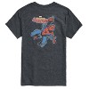 Men's - Marvel - Spider-man Grunge Style Short Sleeve Graphic T-Shirt - 2 of 4
